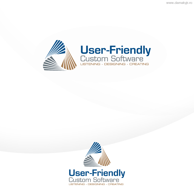 Logo Design by damakyjr for User-Friendly Custom Software Inc. | Design #401315