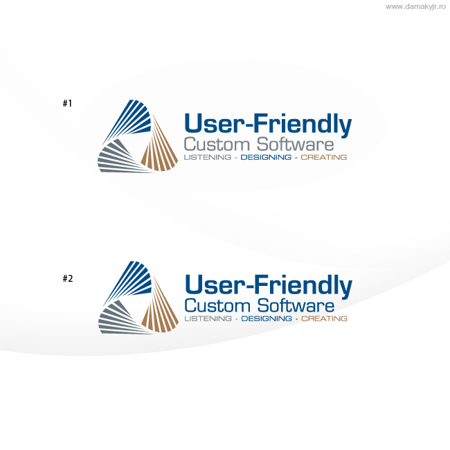 Logo Design by damakyjr for User-Friendly Custom Software Inc. | Design #401549