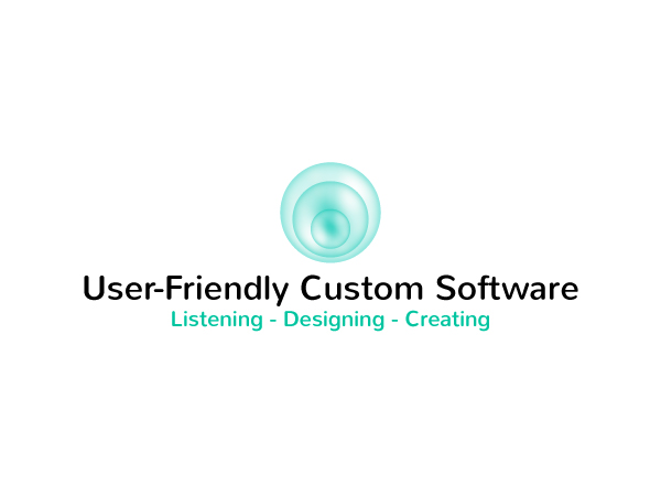 Logo Design by Hoopoe for User-Friendly Custom Software Inc. | Design #400605