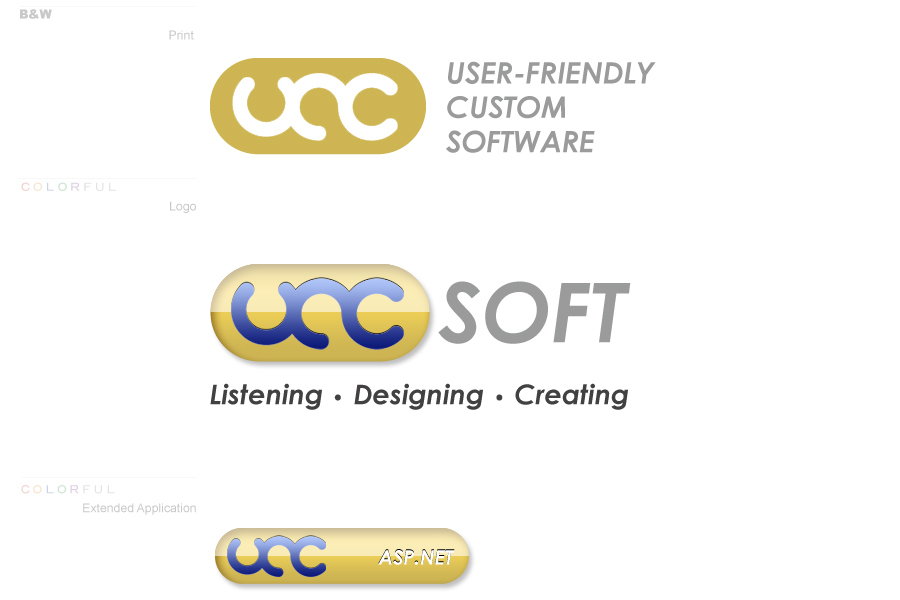 Logo Design by Makoto for User-Friendly Custom Software Inc. | Design #403485