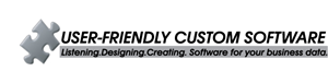 Logo Design by Niichel Design for User-Friendly Custom Software Inc. | Design: #401894