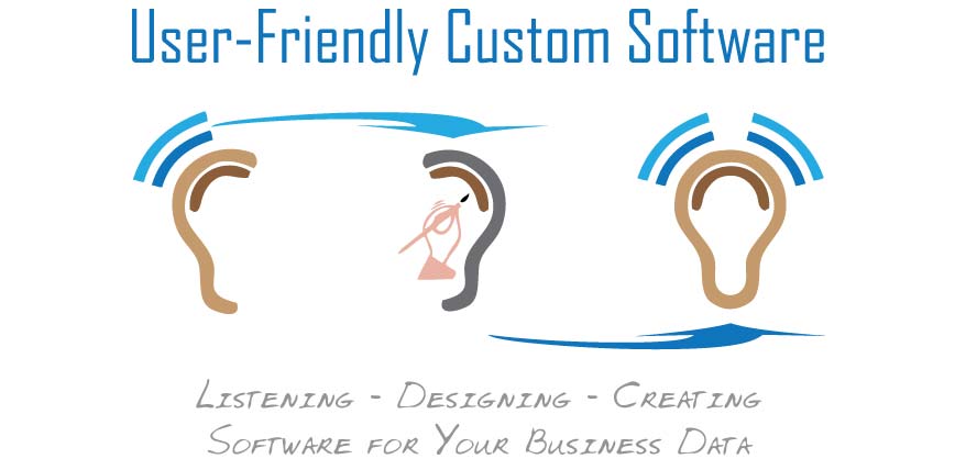 Logo Design by Daniel Adrian Robu for User-Friendly Custom Software Inc. | Design #403476