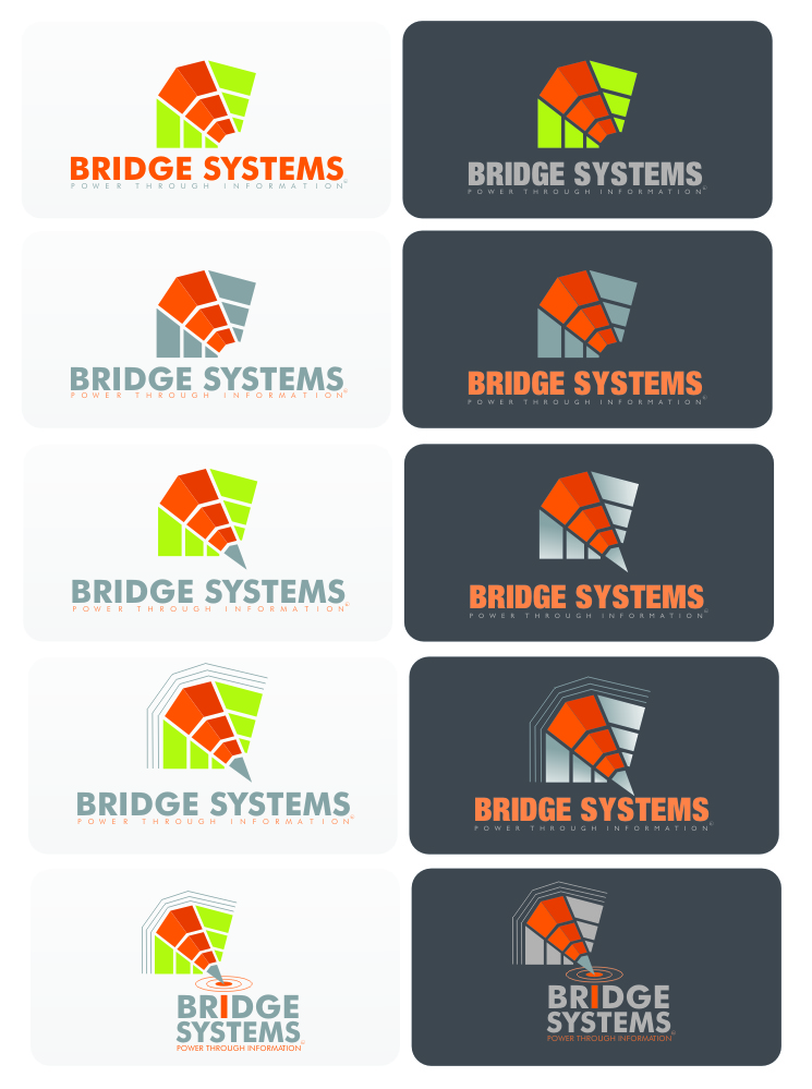 Logo Design by Ramil Baylon Designs for Bridge Systems Pty Ltd | Design #14274