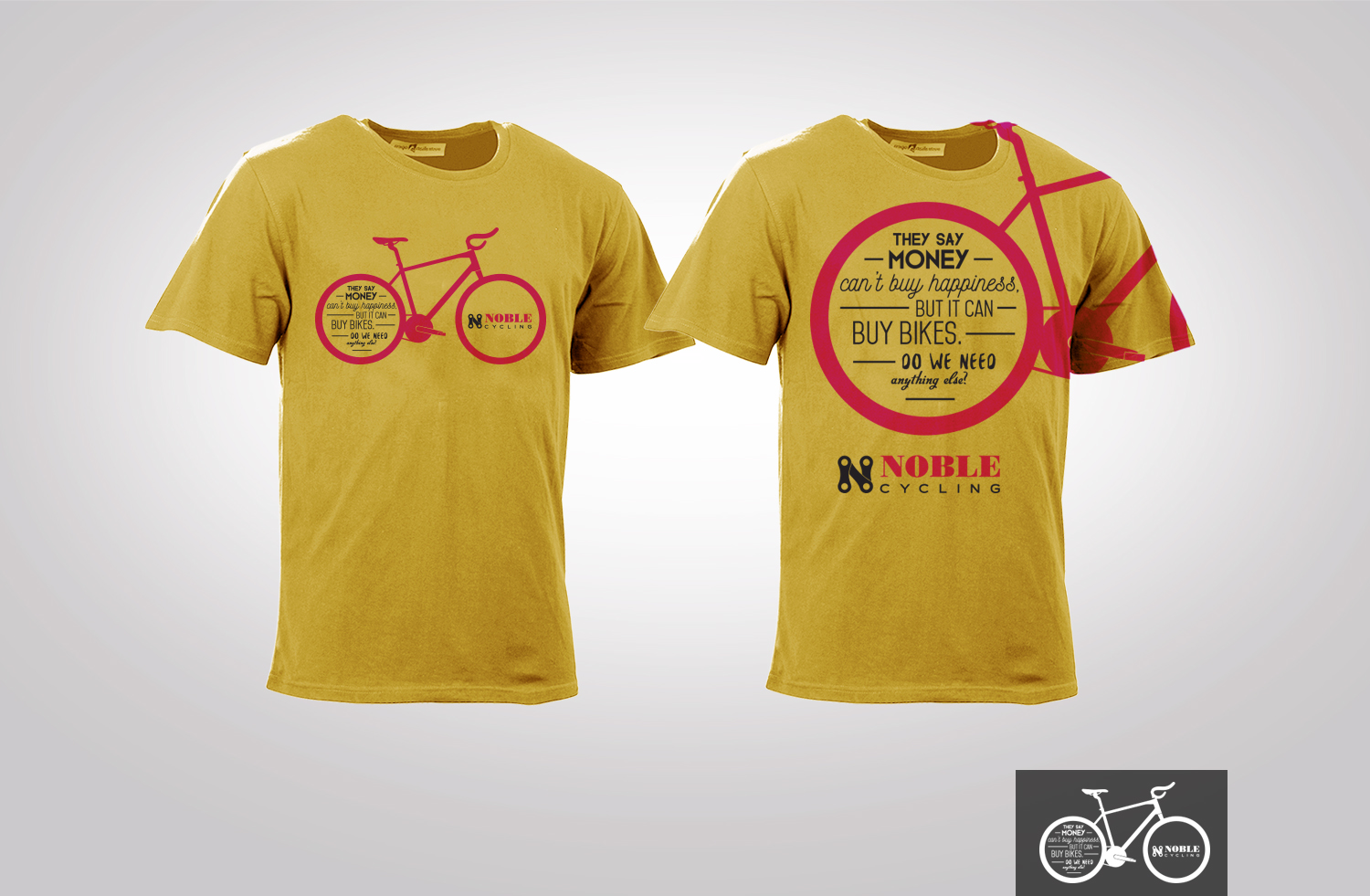 Design de T-shirt par GLDesigns pour Noble Cycling | Design #8154323