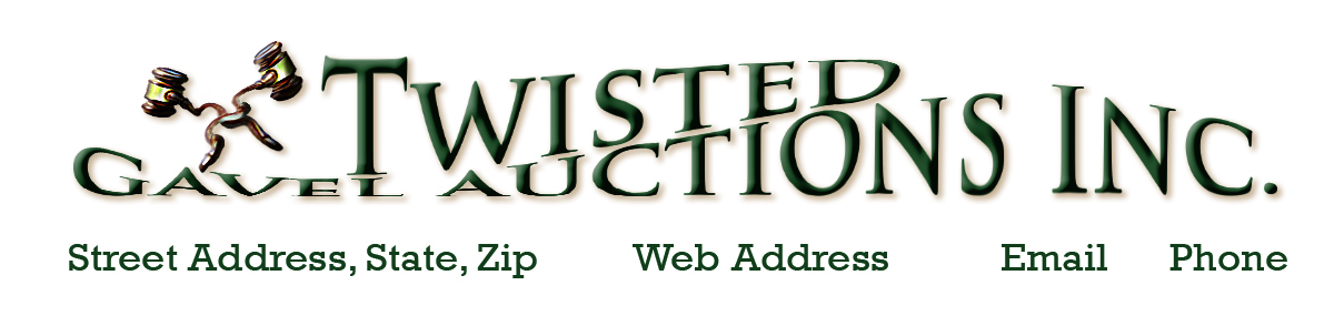 Diseño de Logo por Tercon Designs para Twisted Gavel Auctions Inc. | Diseño #1975574