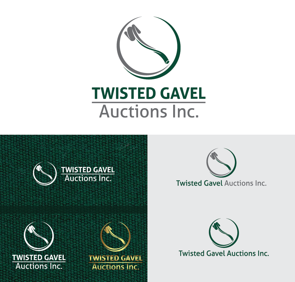 Logo Design by ® Design for Twisted Gavel Auctions Inc. | Design #1976510