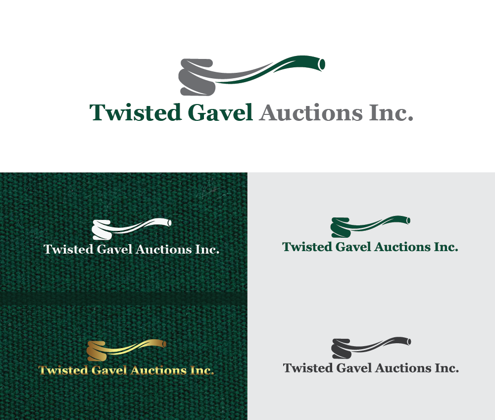Logo Design by ® Design for Twisted Gavel Auctions Inc. | Design #1976570