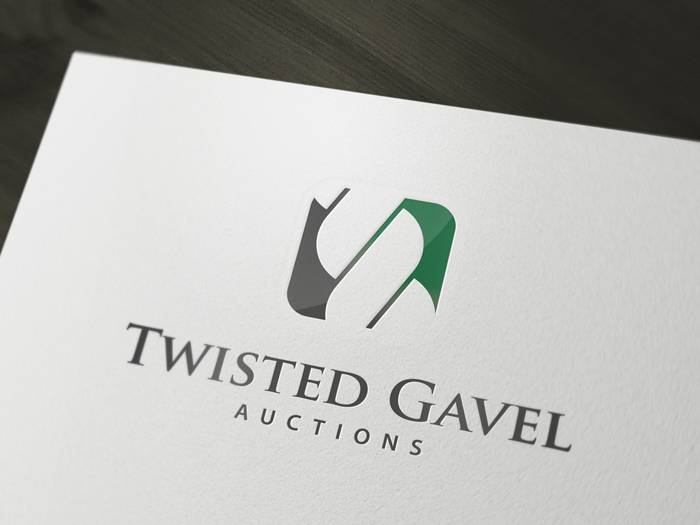 Logo Design by Alex Martin for Twisted Gavel Auctions Inc. | Design #1993759