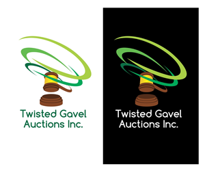 Logo Design by Sergio Medina for Twisted Gavel Auctions Inc. | Design: #1985884