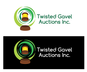 Logo Design by Sergio Medina for Twisted Gavel Auctions Inc. | Design: #1985887