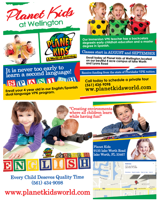 preschool flyer design