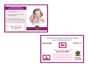 Direct Mail Postcard for a preschool | Diseño de Flyer por Logocraft
