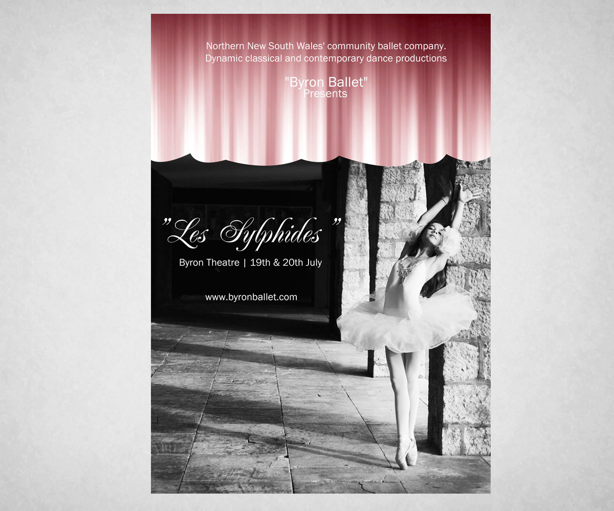 Diseño de Póster por Danny Augustinus, S.Des para Byron Ballet | Diseño #1963072
