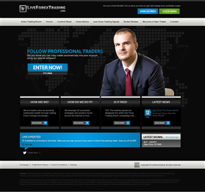 Web Design by TechWise for Forex Signal Services | Design: #1968394