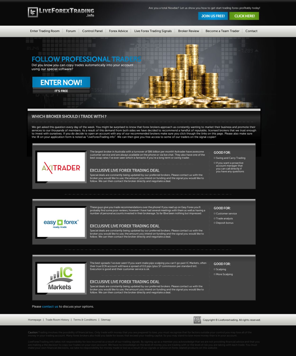 Web Design by TechWise for Forex Signal Services | Design #1973227