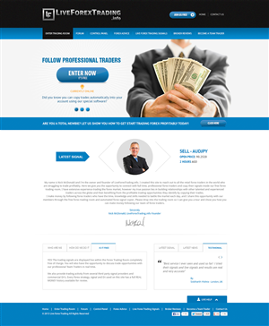 Web Design by Empireweb for Forex Signal Services | Design: #1971301