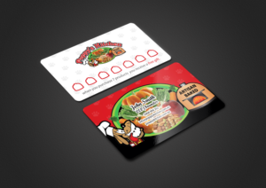 Fun & Healthy Dog Treat Business Needs a Business & Loyalty Card | Business Card Design by chandrayaan.creative
