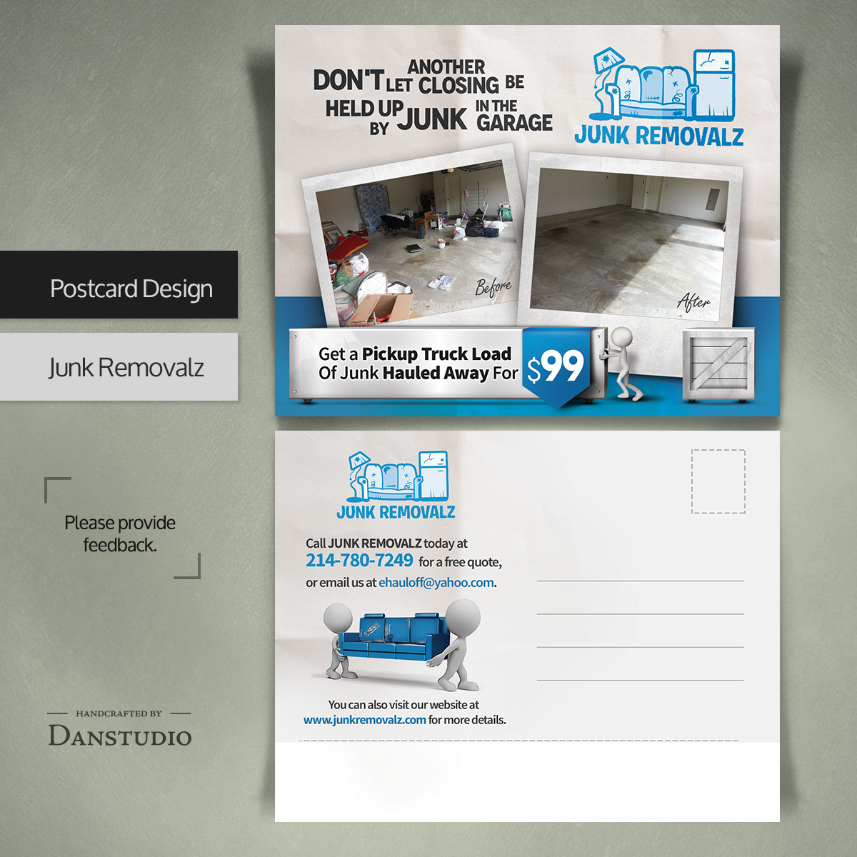 Postcard Design by danstudio for this project | Design #8398218