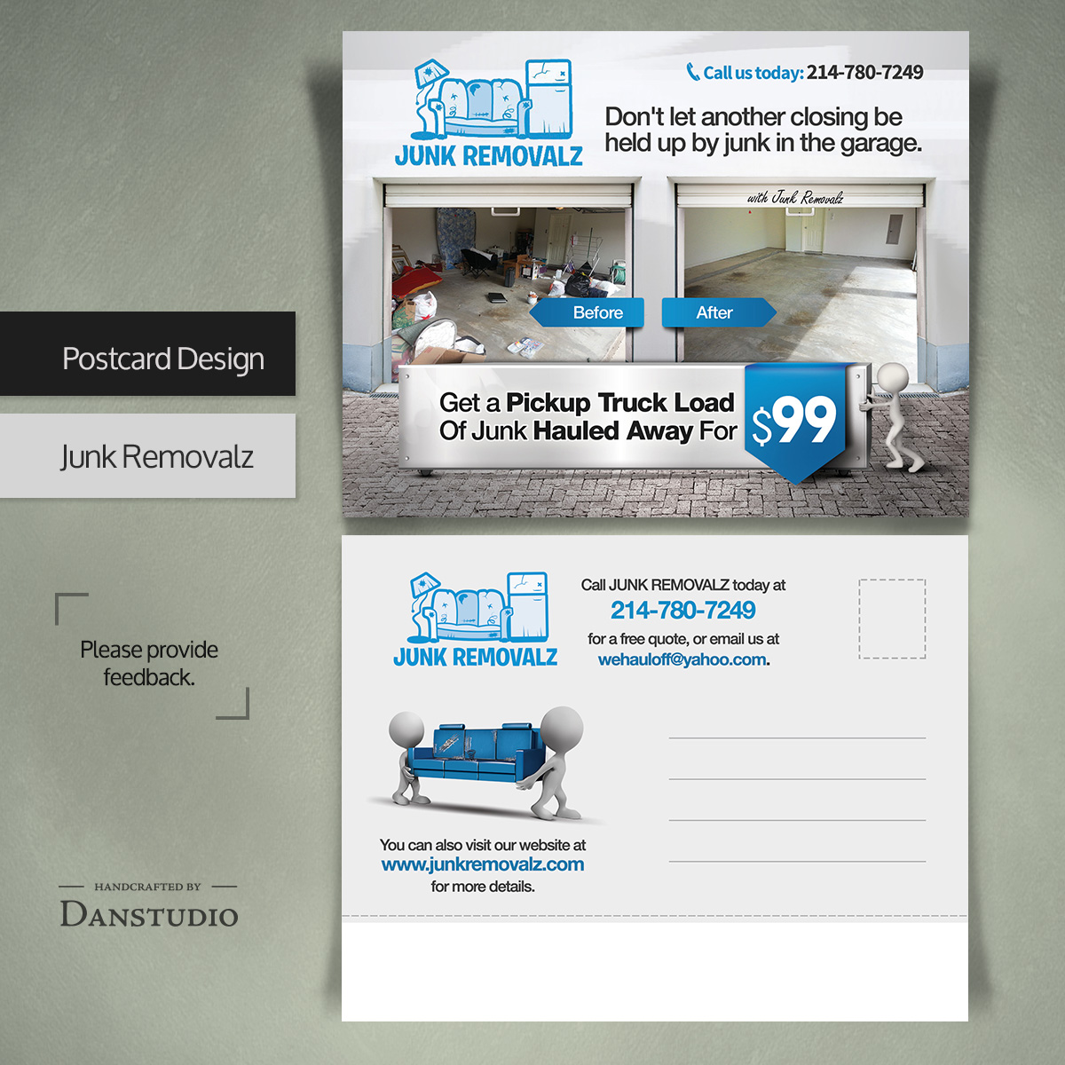 Postcard Design by danstudio for this project | Design #8415129