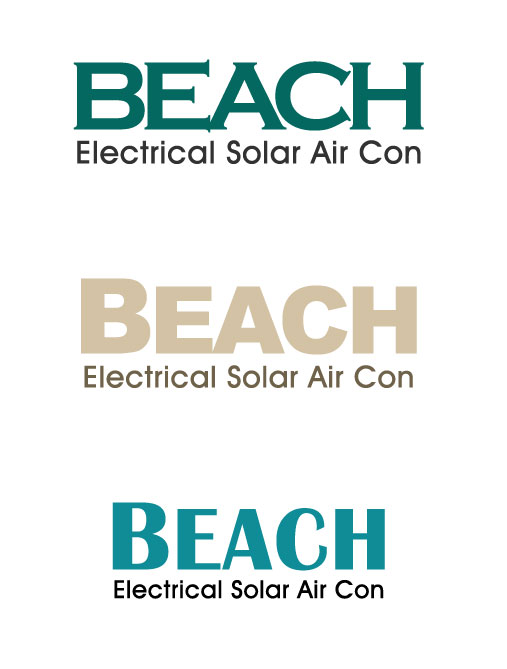 Logo Design by bassam for beach electrical solar air con | Design #1961263