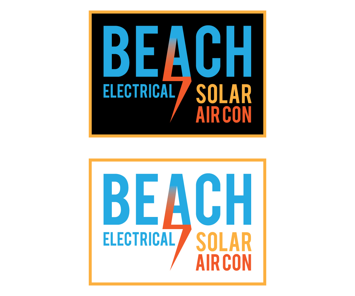 Logo Design by Slobodan Cagic for beach electrical solar air con | Design #1963105