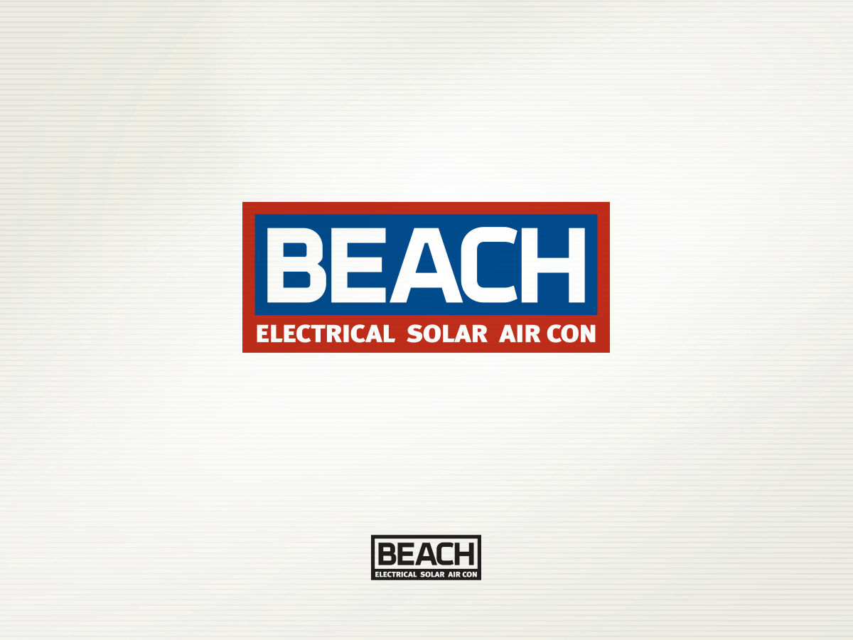 Logo-Design von Kindman für beach electrical solar air con | Design #1965594