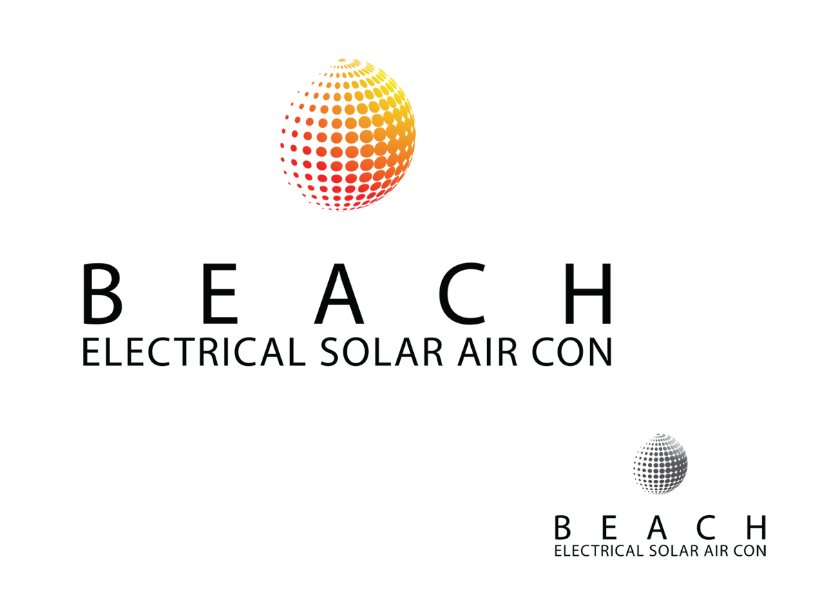 Logo-Design von Mariana Ponte für beach electrical solar air con | Design #1996753