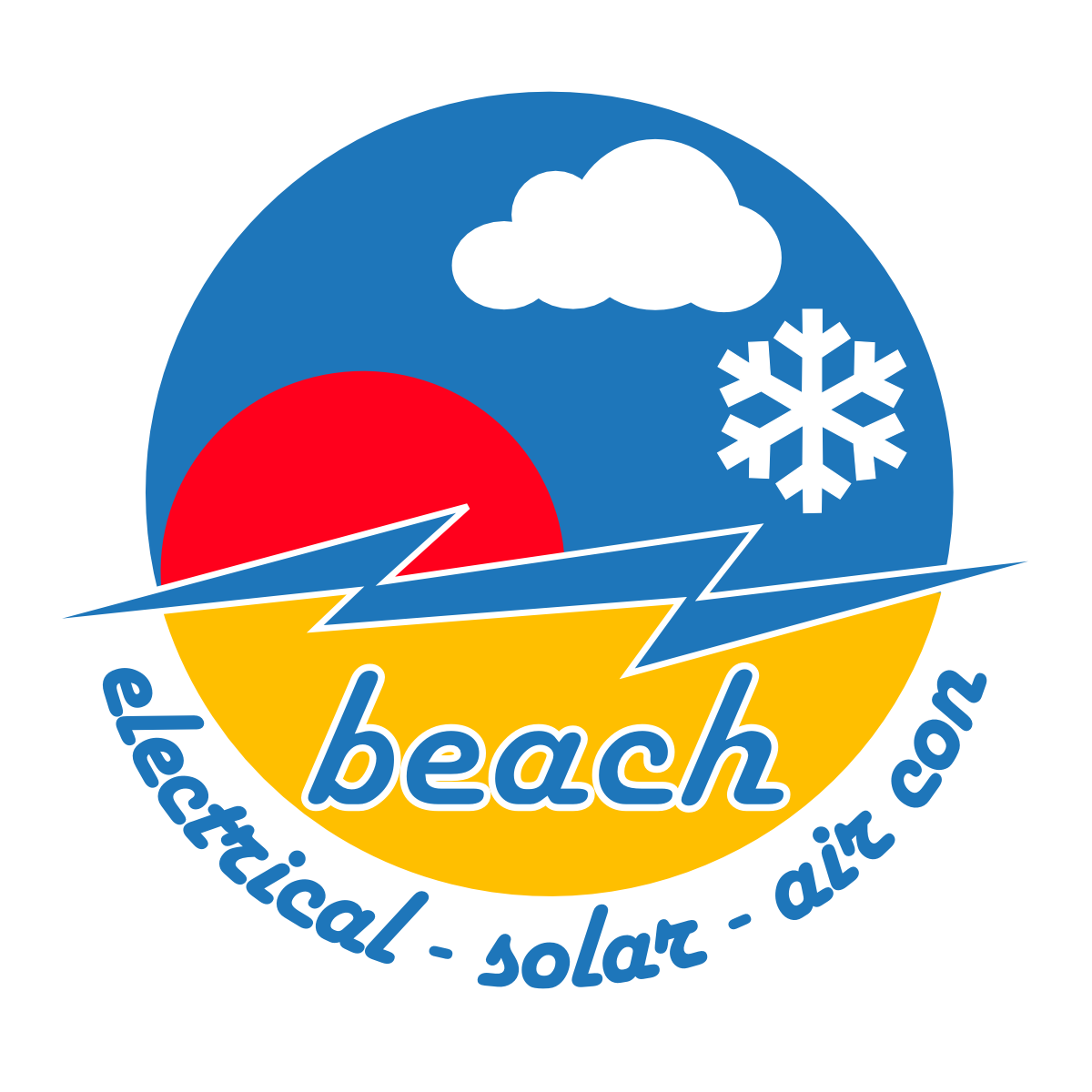 Logo Design by nirvanah for beach electrical solar air con | Design #1980960