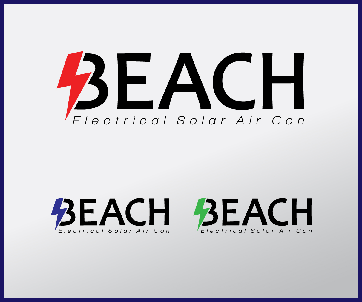 Logo-Design von Stellar Designs für beach electrical solar air con | Design #1968585