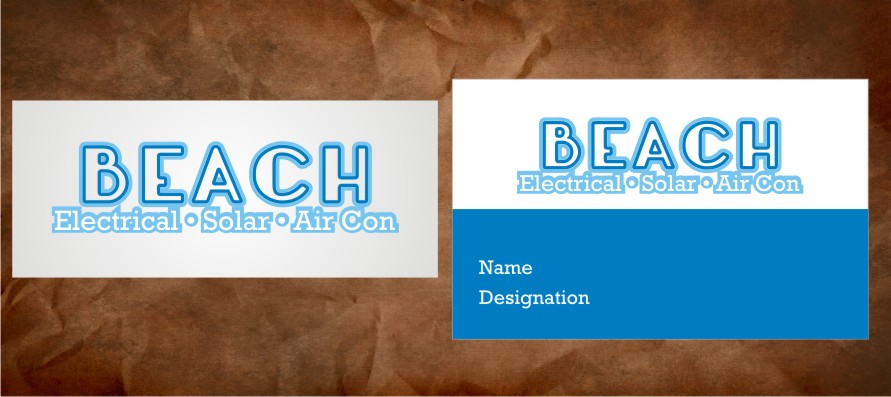 Logo Design by thisisit for beach electrical solar air con | Design #1996595