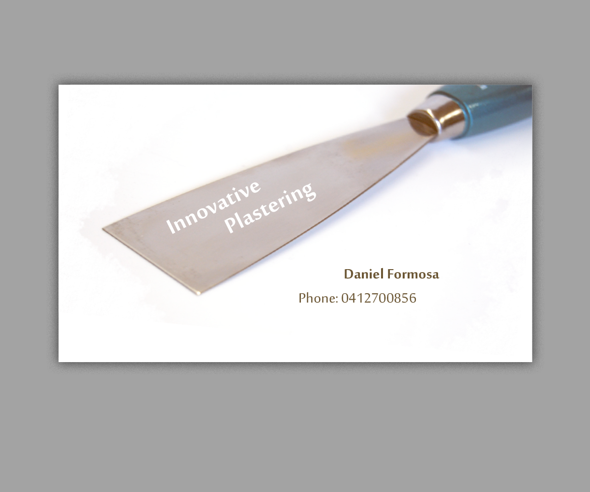 Business Card Design by Vasil Ivanov for Innovative Plastering | Design #2006750