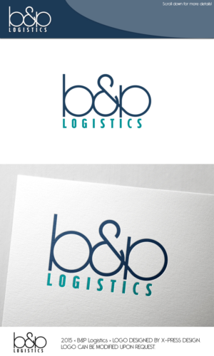 Logo Design by pine design for B&P Logistcs DR | Design: #8172699
