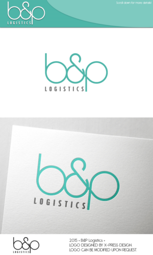 Logo Design by pine design for B&P Logistcs DR | Design: #8215898