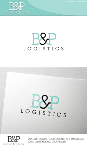 Logo Design by pine design for B&P Logistcs DR | Design: #8386979