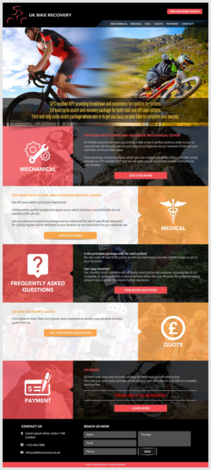 Web Design by -Marc- for Cycle Assist | Design: #8456450
