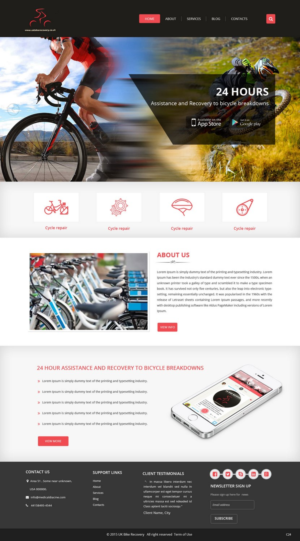 Web Design by pb for Cycle Assist | Design: #8335026