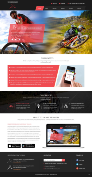 Web Design by pb for Cycle Assist | Design: #8335034