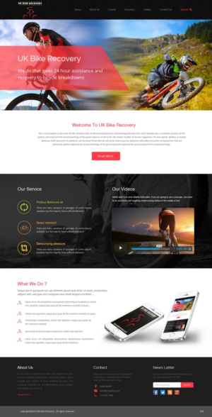 Web Design by pb for Cycle Assist | Design: #8335041