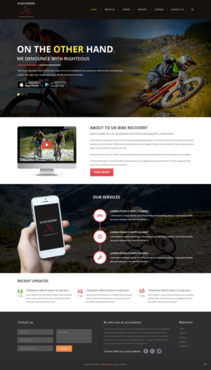 Web Design by pb for Cycle Assist | Design: #8390588