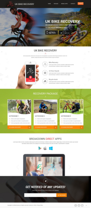 Web Design by pb for Cycle Assist | Design: #8390592