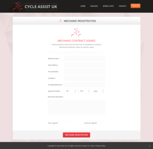 Web Design by pb for Cycle Assist | Design: #9320509