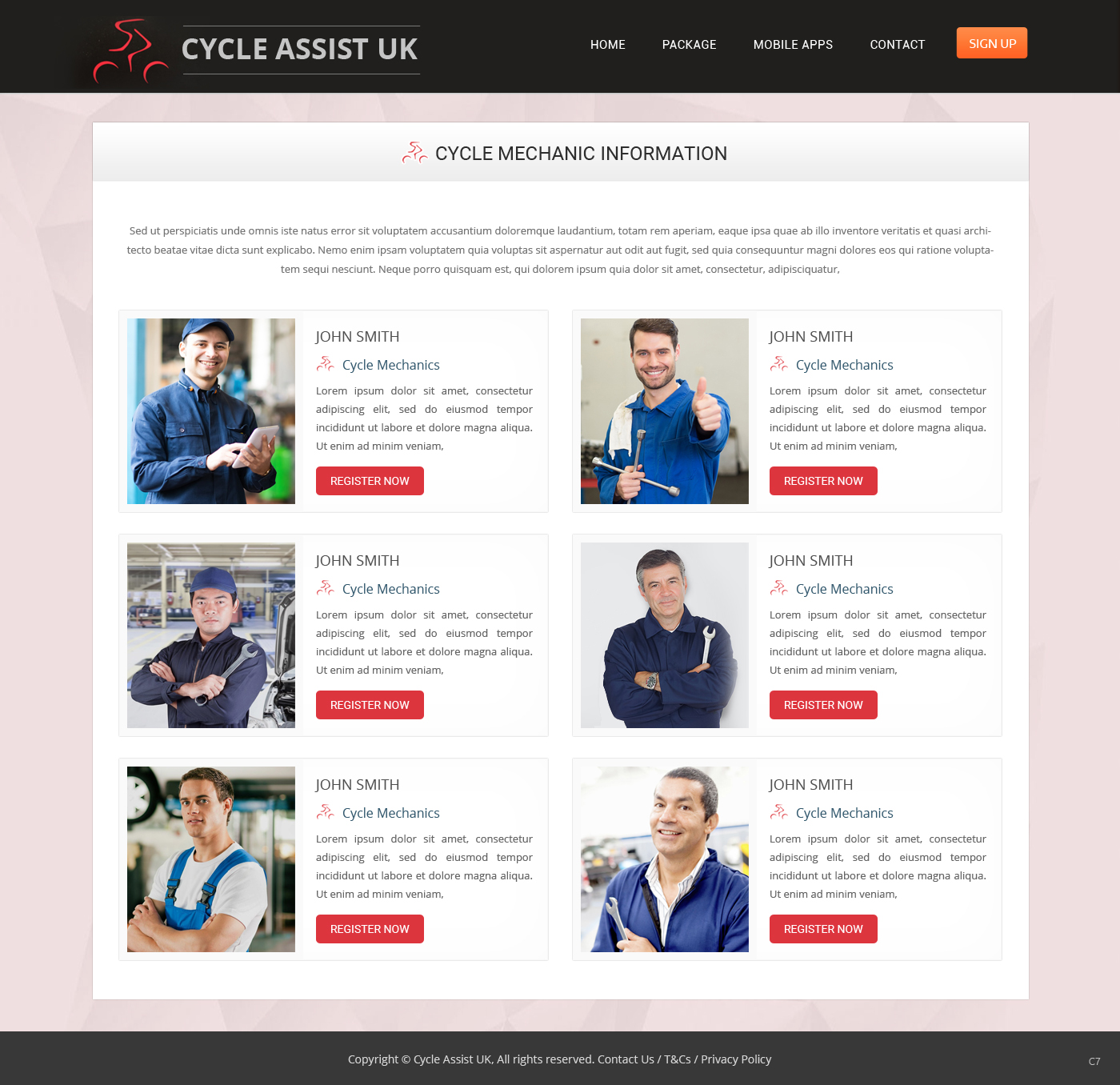 Web Design by pb for Cycle Assist | Design #9320511