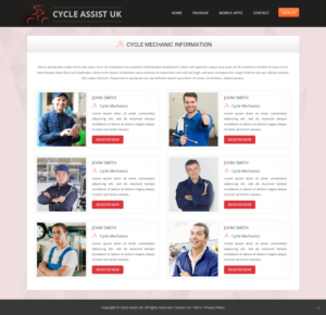 Web Design by pb for Cycle Assist | Design: #9320511