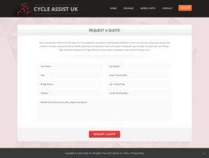 Web Design by pb for Cycle Assist | Design: #9320514