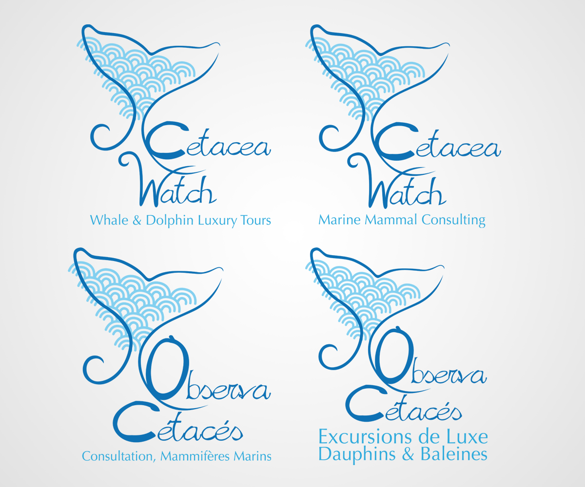 Logo-Design von Lucie M. für Cetacea Watch | Design #2007635