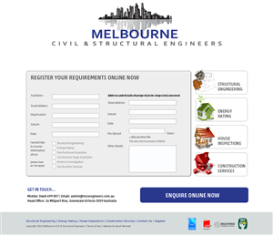 Web-Design von sbd für Melbourne Civil & Structural Engineers | Design: #1969156