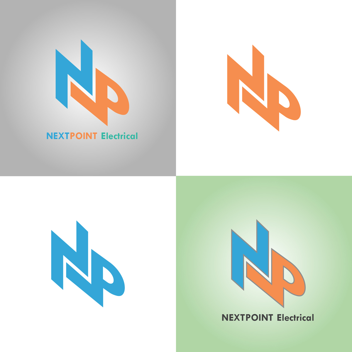 Logo Design by Zekkel for Next Point electrical | Design #8165682