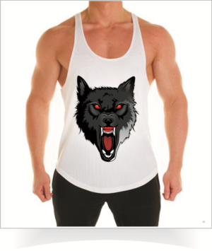 Aggresive Devil Wolf | Diseño de Camiseta por r-toha
