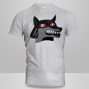 Aggresive Devil Wolf | Diseño de Camiseta por Kero