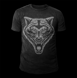 Aggresive Devil Wolf | Diseño de Camiseta por D'Mono